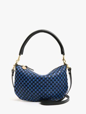 Petit Moyen ~ Black/Cobalt Checker